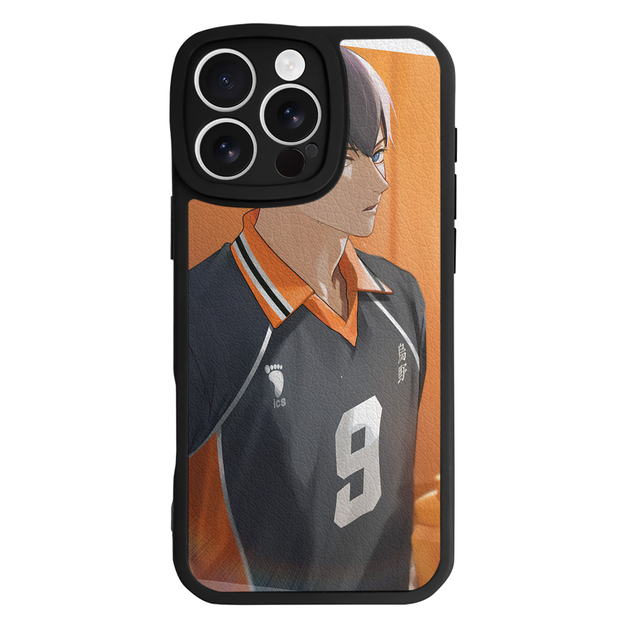 （画像用） ハイキュー!! Haikyu!! 【iPhone 16シリーズ対応】シリコンスマホケース（レザー調） 材質：シリコン